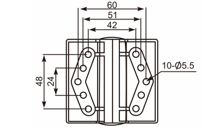 ƽԶλҳFlat Door Hinge 