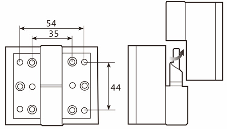 合页Auto Return Hinge 