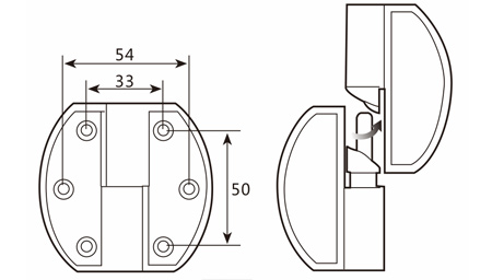 合页Auto Return Hinge 