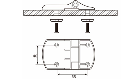 Auto Return Hinge 