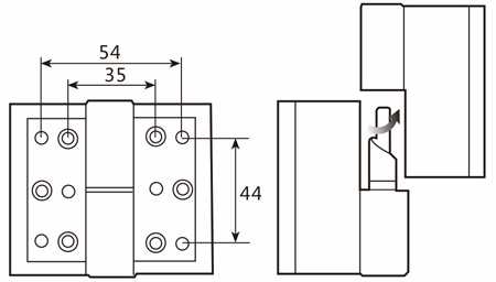 合页Auto Return Hinge 