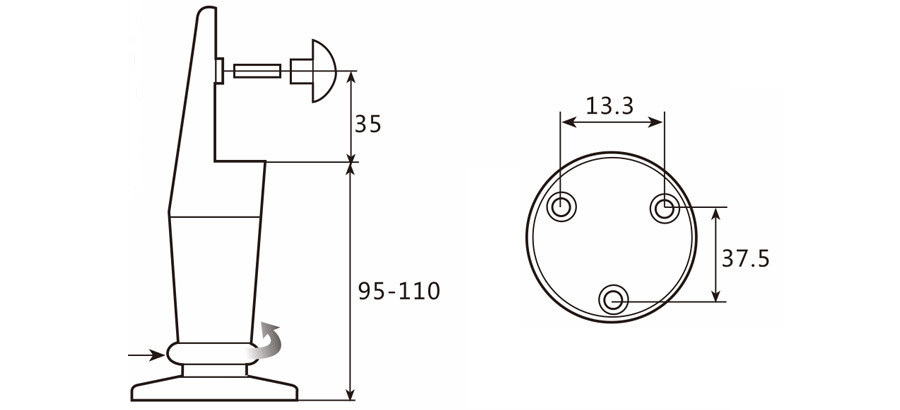 脚座 Support Leg