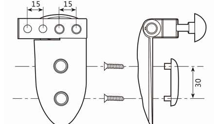 弹簧合页Auto Return Hinge 