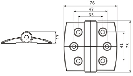 弹簧合页Auto Return Hinge 