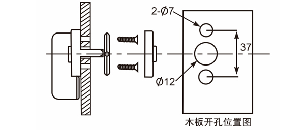 叠门消声锁