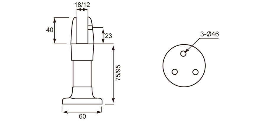 可调脚座 Adjustable Support Leg