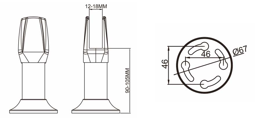 可调脚座 Adjustable Support Leg