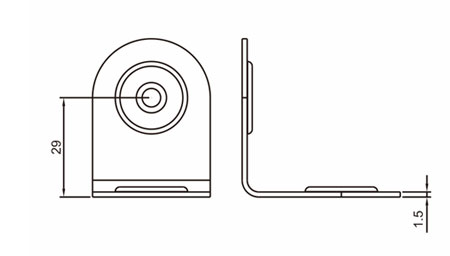 2.0mm角码(304#) Corner Fastener