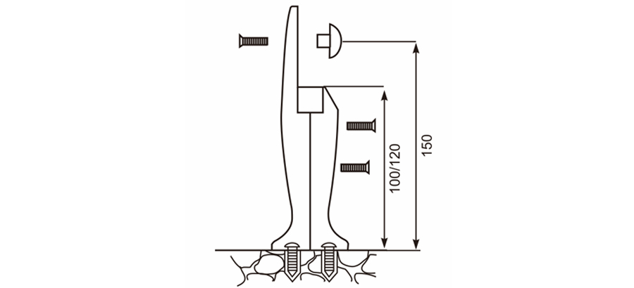 可调脚座 Adjustable Support Leg