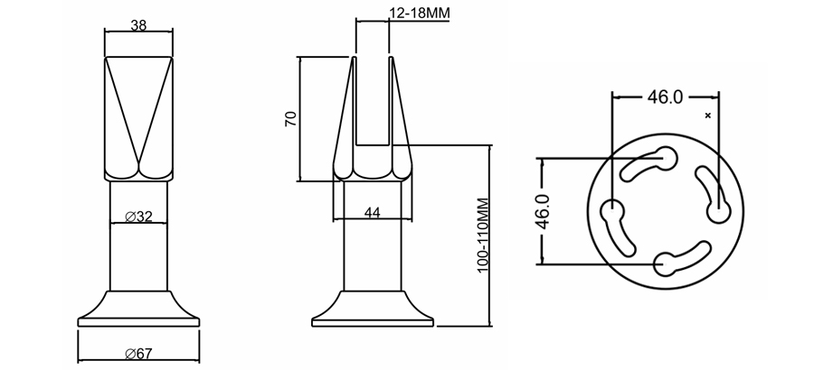 可调脚座 Adjustable Support Leg