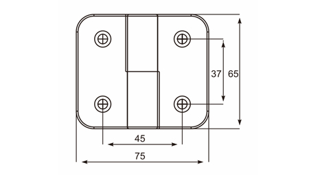 平门自动归位合页Flat Door Hinge 